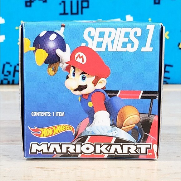 Hot Wheels Super Mario MarioKart 2018 Green Shell Blind Box Series 1 Diecast Car - Picture 1 of 9